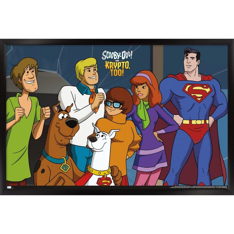 Trends International Scooby-Doo & Krypto, Too! - Group Framed Wall Poster Prints, 1 of 7