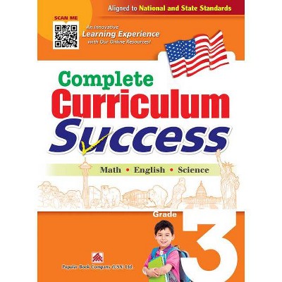 Complete Curriculum Success Grade 3 - Learning Workbook for Third Grade Students - English, Math and Science Activities Children Book - (Paperback)