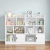 Mshliw Kids Bookcase with 6 Compartments, Freestanding Cube Storage Bookshelf Organizer for Bedroom, Playroom, or Classroom, Storage Cabinet - 2 of 4