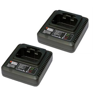 Black and Decker 2 Pack Of Genuine OEM 36v/40v Chargers # 90601950N-2PK - 1 of 2