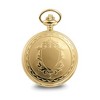 Black Bow Jewelry Charles Hubert Gold Finish Off-White Dial with Date Pocket Watch - 2 of 4