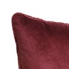 Edie@Home 20"x20" Oversize Delmonico Chenille Square Throw Pillow Blush: Textured, Velvet Back, Sewn Closure - 4 of 4