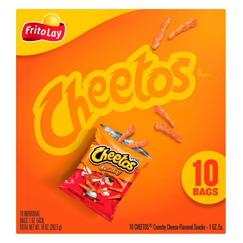 Cheetos Crunchy Cheese Flavored Snacks - 10ct, 3 of 7