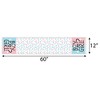 Big Dot of Happiness Baby Gender Reveal - Petite Team Boy or Girl Party Paper Table Runner - 12 x 60 inches - 3 of 4