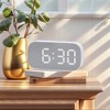 Unique Bargains Plastic Digital Corded Adjustable Electric Alarm Clock 5.1 x 2.6 x 1.4 inches - 2 of 4
