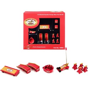 Shop Tool Set of 6 pieces "Busted Knuckle Garage" 1/18 Diecast Replica by GMP - 1 of 4