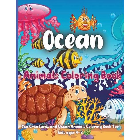 Download Ocean Animals Coloring Book By Rhea Stokes Paperback Target