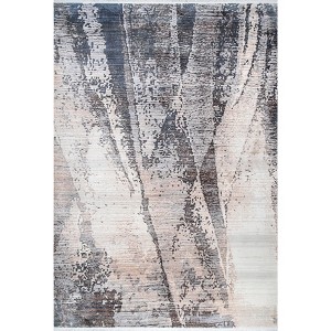 Nuloom Lainey Splashed Abstract Indoor Area Rug 5x7, Beige - 1 of 4