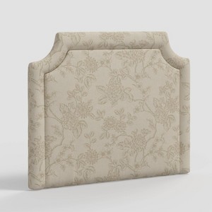 Twin Charlie Notched Border Stick-on-the-Wall Dorm Headboard - Threshold™ - 1 of 4