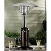 Portable Hammered Finish Patio Heater - Golden Bronze - AZ Patio Heaters: Weatherproof, 10ft Heat Coverage - 2 of 3
