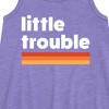 Girls' - Instant Message - Trouble Little Graphic Sleeveless Aline Dress - 2 of 4