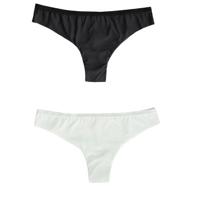 Ingrid & Isabel Maternity Seamless Underwear Bundle 6 Pack Black & Mauve  Size M : Target