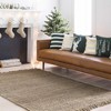 Hauteloom Hovland Jute Living Room, Bedroom Area Rug - Traditional, Transitional - High Pile - 3 of 4