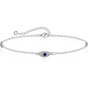 14K Gold Silver Plated Ankle Bracelets Trendy Waterproof Boho Anklets Set Adjustable - 1 of 4