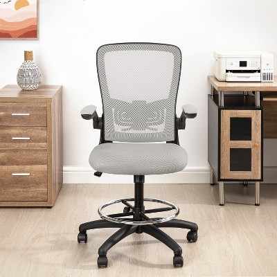 Home Imports Emporium Ergonomic Mesh Office Chair with Adjustable Height and Black Base