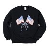 Simply Sage Market Flags Crossed Coquette Sweatshirt - 3 of 4