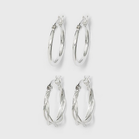 Fine silver on sale plated earrings