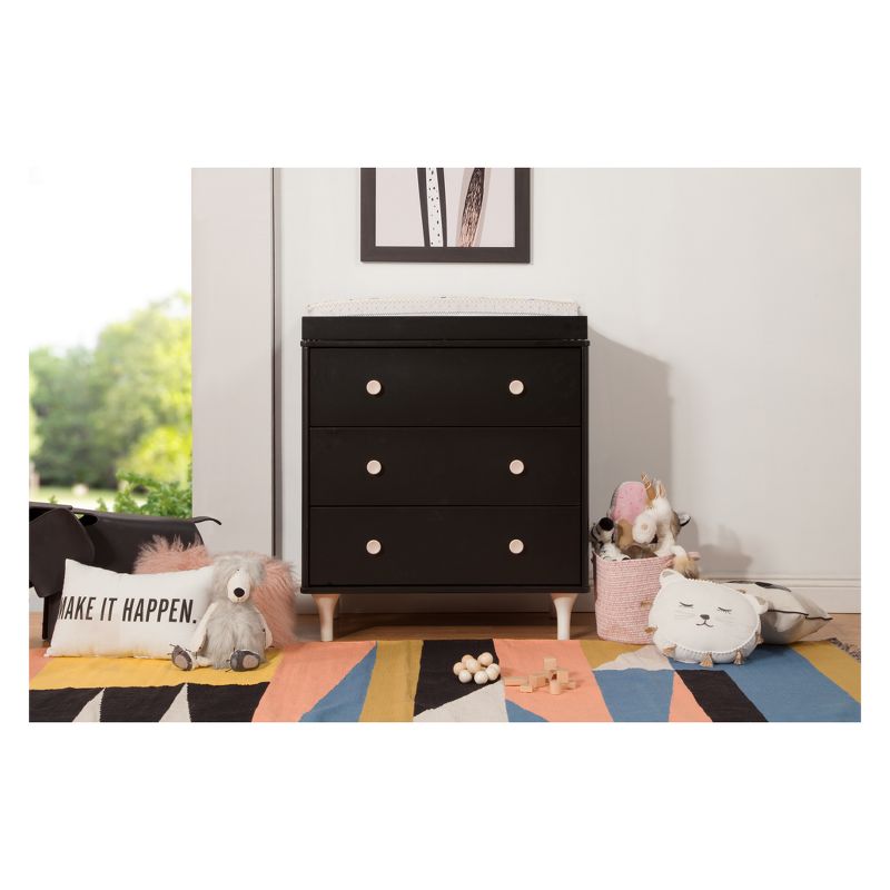 Babyletto Lolly 3-Drawer Changer Dresser with Removable Changing Tray, 4 of 9