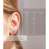 Stunning Flame Silver Stud Earrings Fashionable and Lightweight, Low Allergy Suitable for Women - 4 of 4