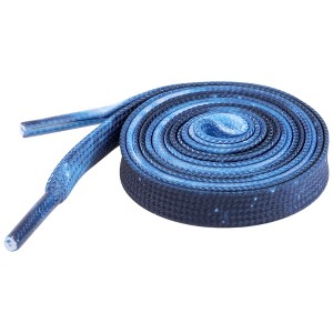 INSPIRE CHIC Cute Gradient Tie-Dye Flat Shoe Laces for Sneakers 1 Pair - 1 of 4