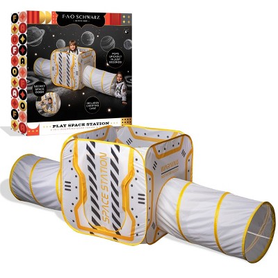 FAO Schwarz Play Space Station 2-In-1 Tunnel & Playpen