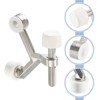 Unique Bargains Zinc Alloy Adjustable Rubber Bumper Tips Door Stopper - 4 of 4