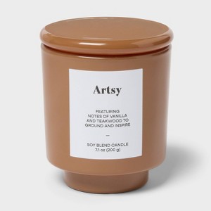 Lidded Jar Candle 7.1oz - Room Essentials™ - 1 of 3