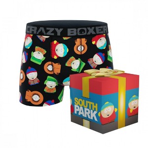 Mens Crazy Boxers South Park Characters Boxer Briefs in Gift Boxes - 1 of 4
