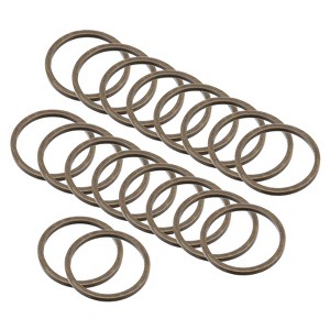 Unique Bargains DIY Crafts Copper Durable Anti-rust Beading Hoop Earrings 60 Pcs - 1 of 4