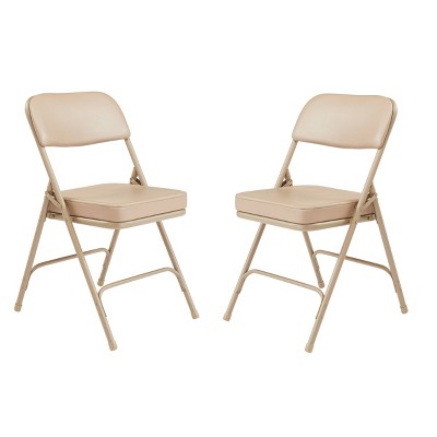 Set Of 2 Premium Vinyl Padded Folding Chairs - Hampton Collection : Target