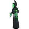 8ft Inflatable Halloween Decoration Mirror Face Ghost, Blow Up Outdoor LED Yard Display, Waterproof - 2 of 4