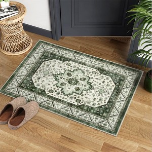 Short Pile Area Rugs for Living Room Carpets Boho Washable Large Rugs for Bedroom Modern Vintage Classic Lounge Rug - 1 of 4