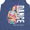 JoJo Siwa Dance From the Heart Graphic Sleeveless Aline Dress - Heather Navy - Medium - 2 of 4