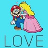 Girl's Nintendo Super Mario Princess Peach Kiss Crop Top T-Shirt - 2 of 3