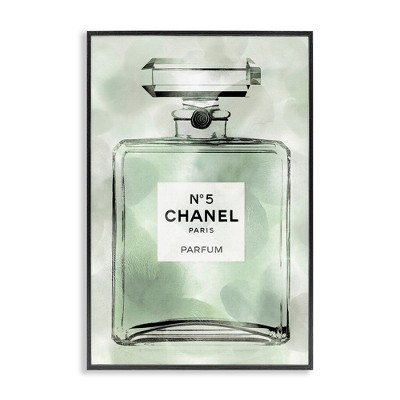 Stupell Industries Minimal Glam Brand Perfume Black Framed Giclee Art