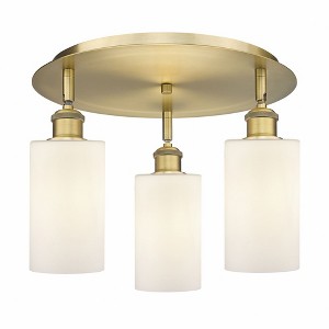 Clymer - 3 Light Flush Mount In Art Deco Style-9.38 Inches Tall and 15.63 Inches Wide - 1 of 1