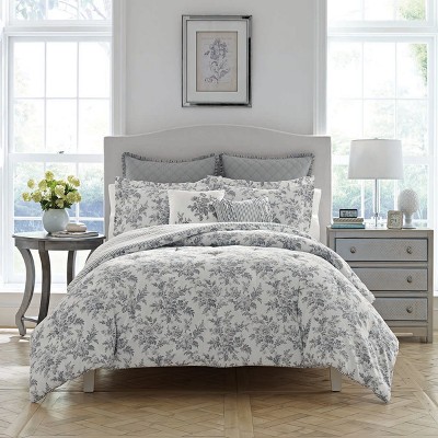 target grey comforter set