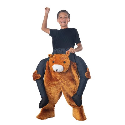 Kids Carry Me Brown Bear Costume