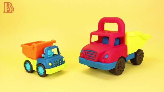 B. toys Grab-n-Go Toy Dump Truck Set, 2 of 8, play video