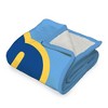 MLB Milwaukee Brewers Cooperstown Collection Throwback Silk Touch Throw Blanket 50 x 60 Inches - 4 of 4