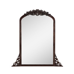 Dovelina Wooden Framed Arch Top Decorative Wall Mirror - 1 of 4