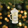 Northlight 4.5" Frosty Beer Mug Glass Christmas Ornament - 2 of 4
