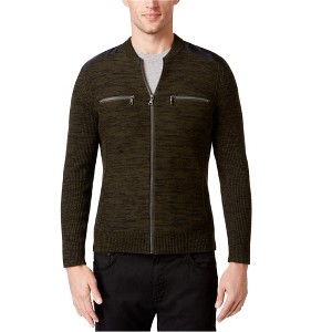 I.N.C International Concepts Mens Manchester Heathered Mixed Cardigan Sweater, Green, XXX-Large - 1 of 1