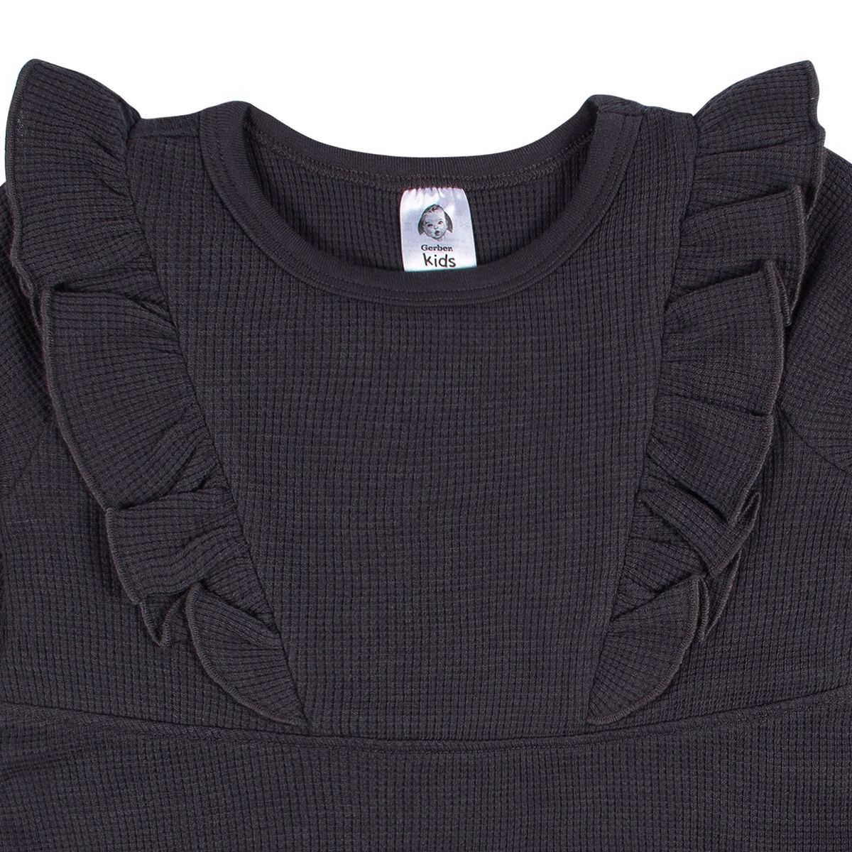 Gerber Baby and Toddler Girls' Dress With Ruffle - thumbnail 2
