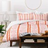 Deny Designs Holli Zollinger Millie Stripe Duvet Cover Bedding Set Red - 3 of 4