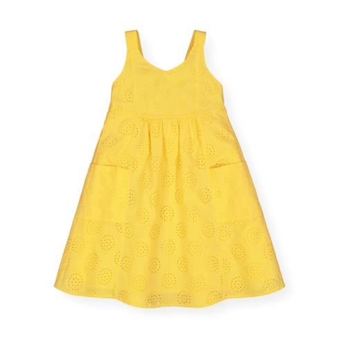 Hope & Henry Girls' Eyelet Bow Back Dress, Toddler : Target
