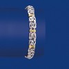 Ross-Simons Byzantine Bracelet in Sterling Silver and 14kt Yellow Gold - 3 of 4