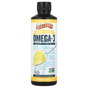 Barlean's Seriously Delicious®, Omega-3 From Fish Oil, Lemon Creme, 16 oz (454 g) - 1 of 2