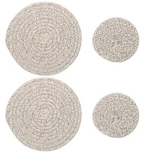 Unique Bargains House Indoor Gardening Plant Mat 4 Pcs - 1 of 4