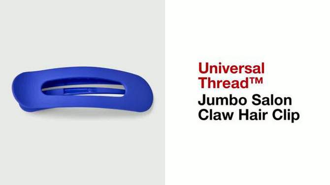 Jumbo Salon Claw Hair Clip - Universal Thread™, 2 of 9, play video
